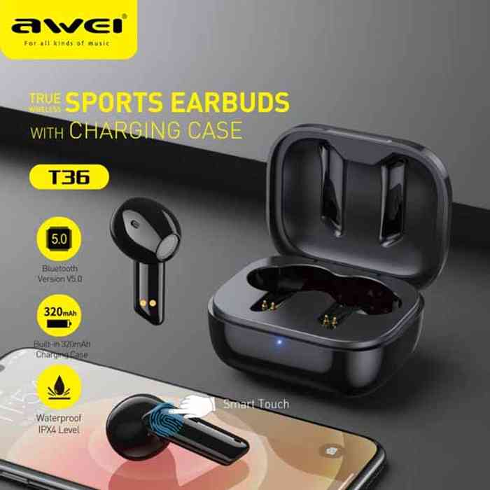 Awei T36 TWS Wireless Earbuds